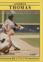 1991 Fleer #705 Mike Stanton