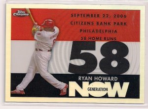 2007 Topps Generation Now #GN208 Ryan Howard