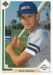 1991 Upper Deck #56 Chris Johnson  RC