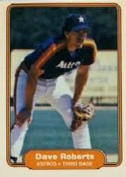 1982 Fleer 227 Dave Roberts