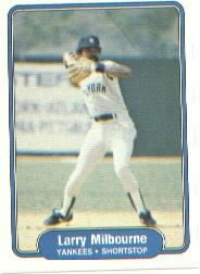 1982 Fleer 42 Larry Milbourne