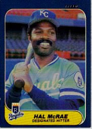 1986 Fleer #14 Hal McRae