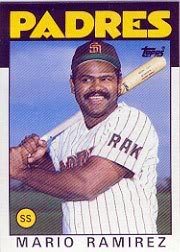 1986 Topps 262 Mario Ramirez
