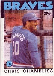 1986 Topps 293 Chris Chambliss