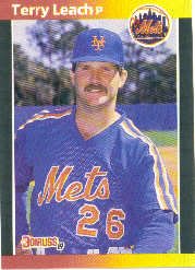 1989 Donruss 502 Terry Leach
