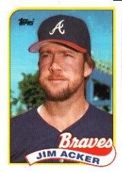 1989 Topps 244 Jim Acker
