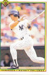 1990 Bowman 434 Randy Velarde