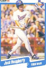 1990 Fleer 294 Jack Daugherty RC