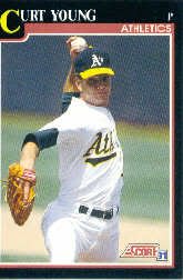 1991 Score #236 Curt Young