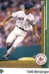1989 Upper Deck 184 Todd Benzinger