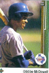 1989 Upper Deck 333 Oddibe McDowell