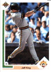 1991 Upper Deck 687 Jeff King