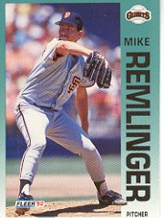 1992 Fleer #646 Mike Remlinger