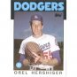 1986 Topps 159 Orel Hershiser UER/(82 Alburquerque)