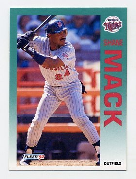 1992 Fleer 210 Shane Mack