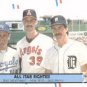 1988 Fleer 626 Bret Saberhagen/Mike Witt/Jack Morris