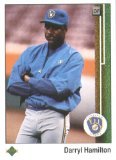 1989 Upper Deck 301 Darryl Hamilton RC