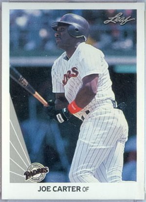 1990 Leaf 379 Joe Carter
