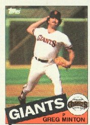 1985 Topps #45 Greg Minton