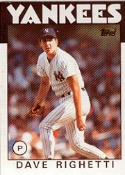 1986 Topps 560 Dave Righetti