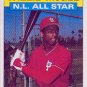 1986 Topps 707 Willie McGee AS