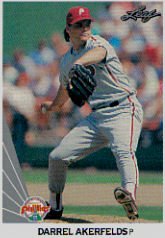 1990 Leaf 526 Darrel Akerfelds