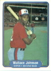 1982 Fleer 192 Wallace Johnson RC