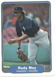 1982 Fleer 41 Rudy May