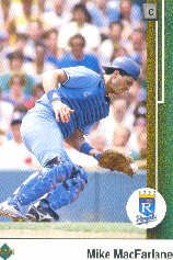 1989 Upper Deck 546 Mike Macfarlane RC