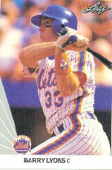 1990 Leaf 119 Barry Lyons