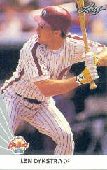 1990 Leaf 262 Len Dykstra