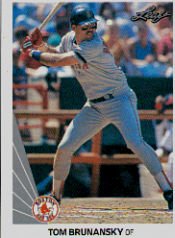 1990 Leaf 447 Tom Brunansky