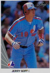 1990 Leaf 476 Jerry Goff RC