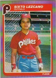 1985 Fleer #258 Sixto Lezcano