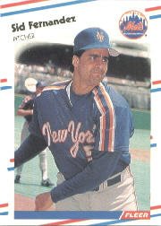 1988 Fleer 134 Sid Fernandez