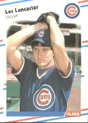 1988 Fleer 421 Les Lancaster