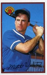 1989 Bowman 296 Mitch Webster
