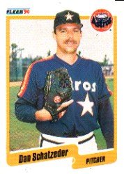 1990 Fleer 236 Dan Schatzeder