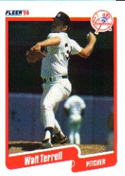 1990 Fleer 457 Walt Terrell