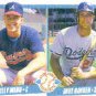 1990 Fleer 642 Kelly Mann/Dave Hansen RC
