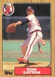 1987 Topps 673 Don Sutton