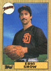 1987 Topps 730 Eric Show