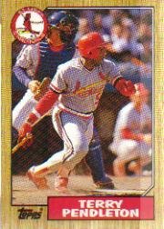 1987 Topps 8 Terry Pendleton