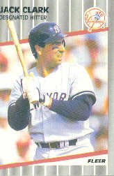 1989 Fleer 252 Jack Clark