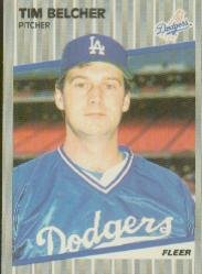 1989 Fleer 54 Tim Belcher