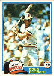 1981 Topps #188 Doug DeCinces