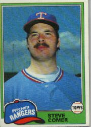 1981 Topps #592 Steve Comer