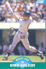 1989 Score #37 Greg Walker