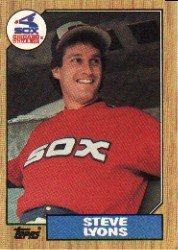 1987 Topps 511 Steve Lyons