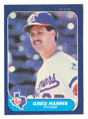 1986 Fleer #561 Greg Harris